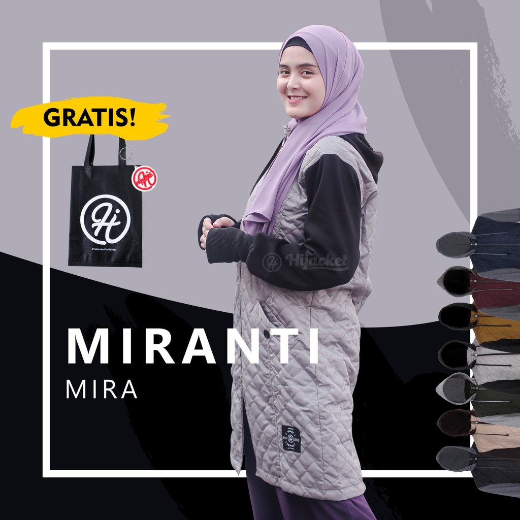 Hijacket Graciella - Jaket Muslimah Hijaket Wanita - Jaket Hijab Muslimah