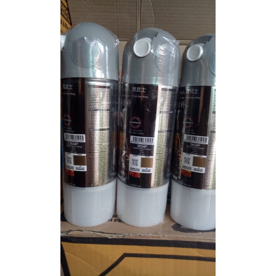 cat semprot samurai pilok pilok samurai epoxy 2k04p 300ml epoxy surfacer grey poxy epoxy cat dasar