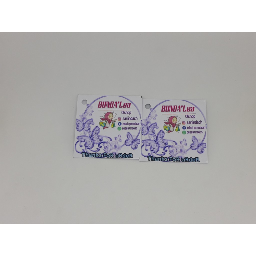 

Label Pakaian Paket 500pcs Bebas Desain