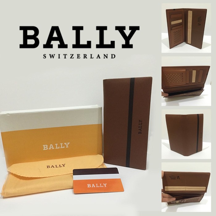 Dijual Dompet Kulit Bally A 1809   Dompet Kulit Panjang Pria Diskon