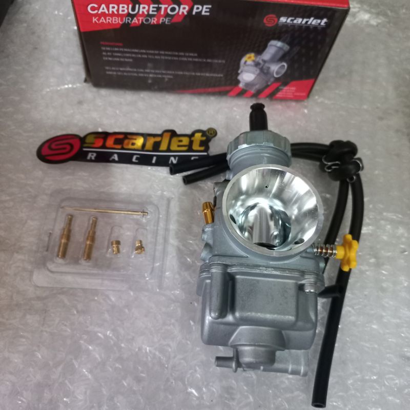 karbu carbu pe 28 scarlet skep pilot jet main jet