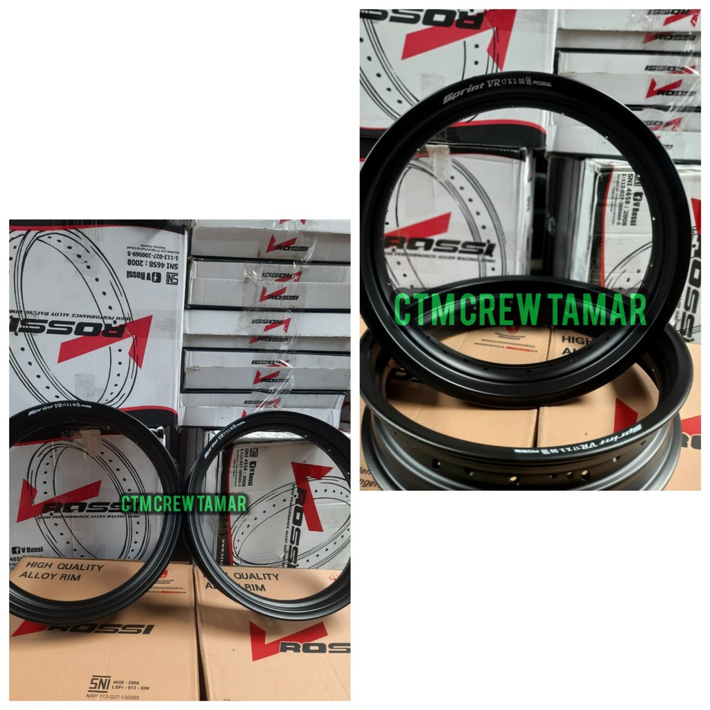 Roda Velp Pelek Velg Pelk Lingkar Pelah Sprint Vr Ukuran 300 350 Supermoto Crf  150L ring 17 Hole lu