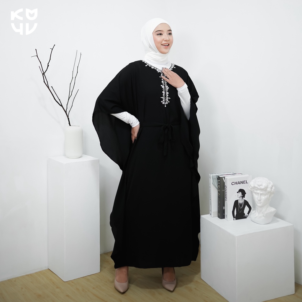 Koyu Hijab Kaftan Wollycrap Ramadhan Luxury