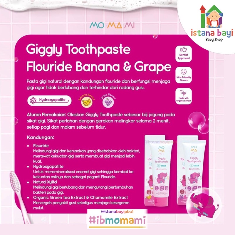 Momami Sparkly Tooth Spray 20ml / Perawatan Gigi Anak