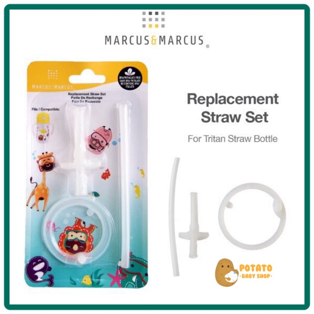 Marcus &amp; Marcus Replacement Straw Set