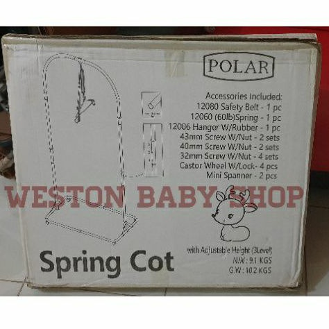 tiang ayunan stainless jumbo merek Polar produk malaysia