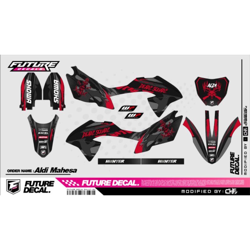 DECAL D TREKER / KLX BF GLOSY