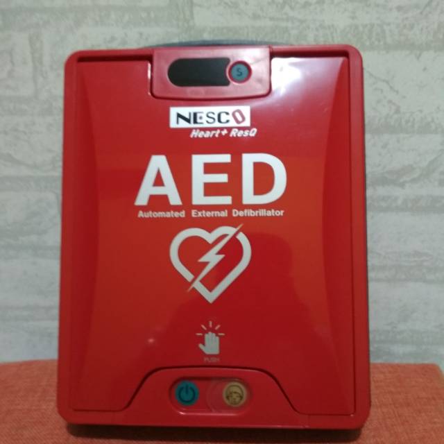 AED HEART RESQ NT 381 AED AUTOMATIC EXTERNAL DEFRIBILATOR ALAT PACI JANTUNG AUTOMATIS NESCO