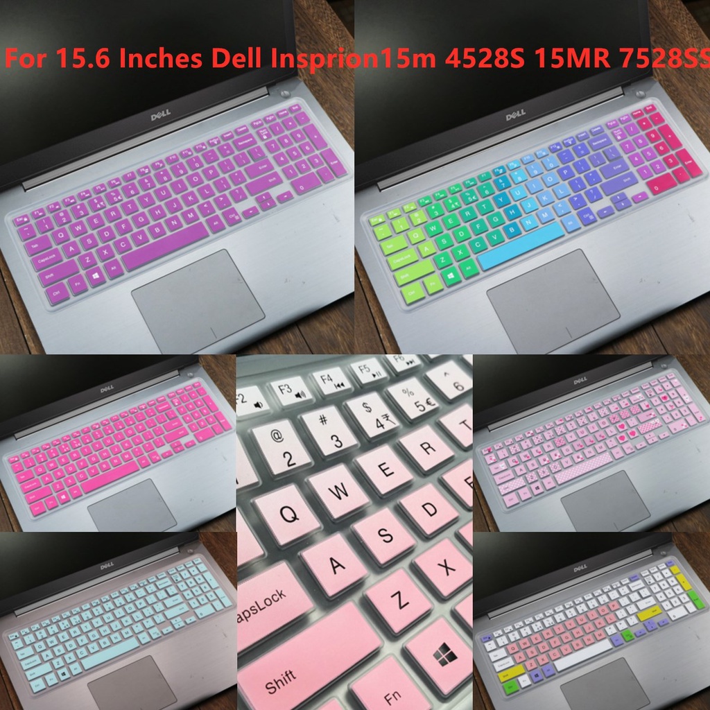 For 15.6 Inches Dell Insprion15m 4528S 15MR 7528SS Soft Ultra-thin Silicone Laptop Keyboard Cover Protector