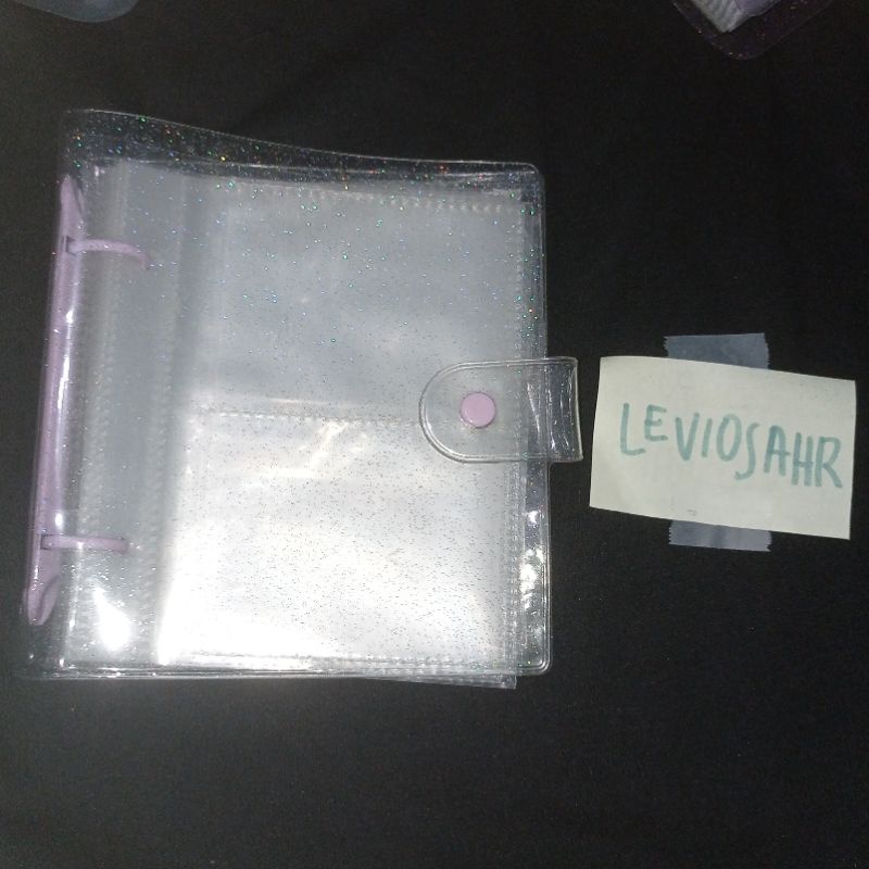 Preloved Binder Kolbuk Collect Book 2p Bibimcat Stardust Purple 2 ring Include Sleeve 25 Pcs muat 10