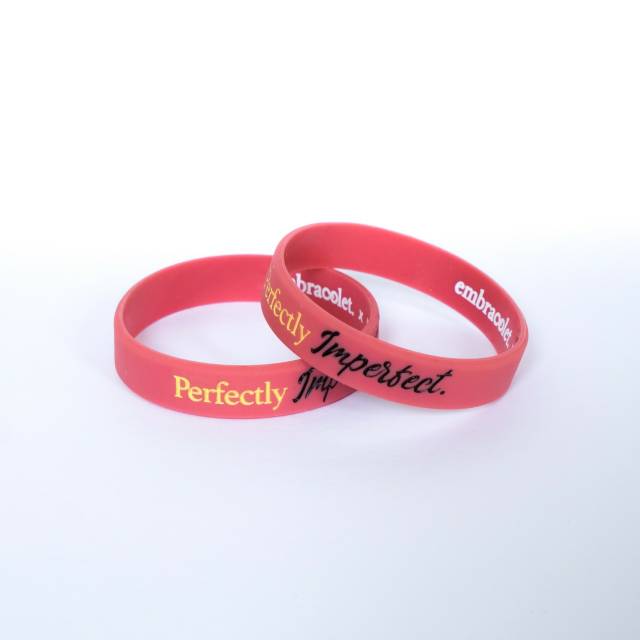 Perfectly Imperfect  - Red | Gelang Karet Silicone | Gelang Fashion | Wristband | Bracelet