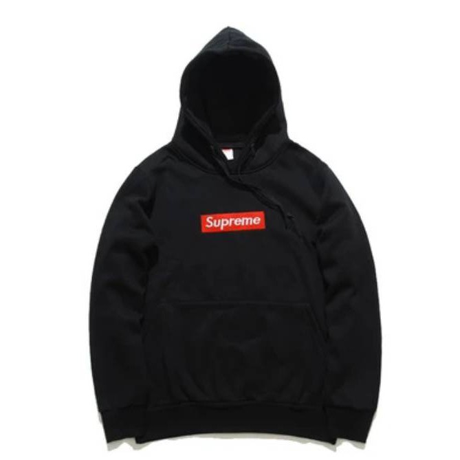 Hoodie sweater jaket pullover SUPREME logo red box