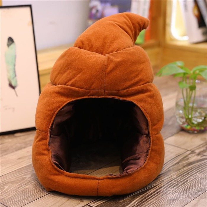 Topi poop boneka plush stuffed eek bahan lembut