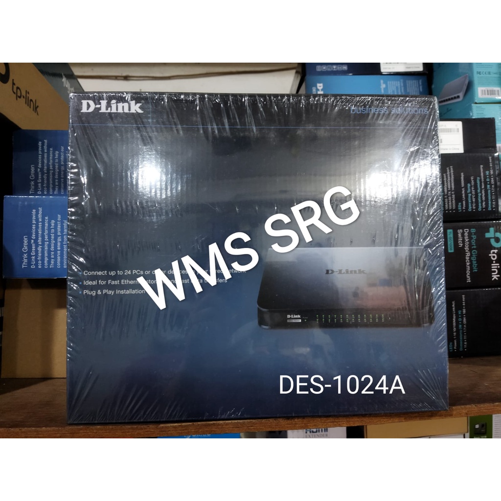 DLINK DES-1024A SWITCH HUB 24 PORT ( PLASTIK )