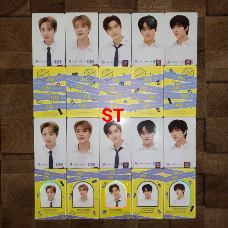 Photocard Ver 1 & Ver 2 Sharing PC Batch 2 3 NCT Dream x Somethinc Renjun Jeno Jaemin Chenle Jisung 