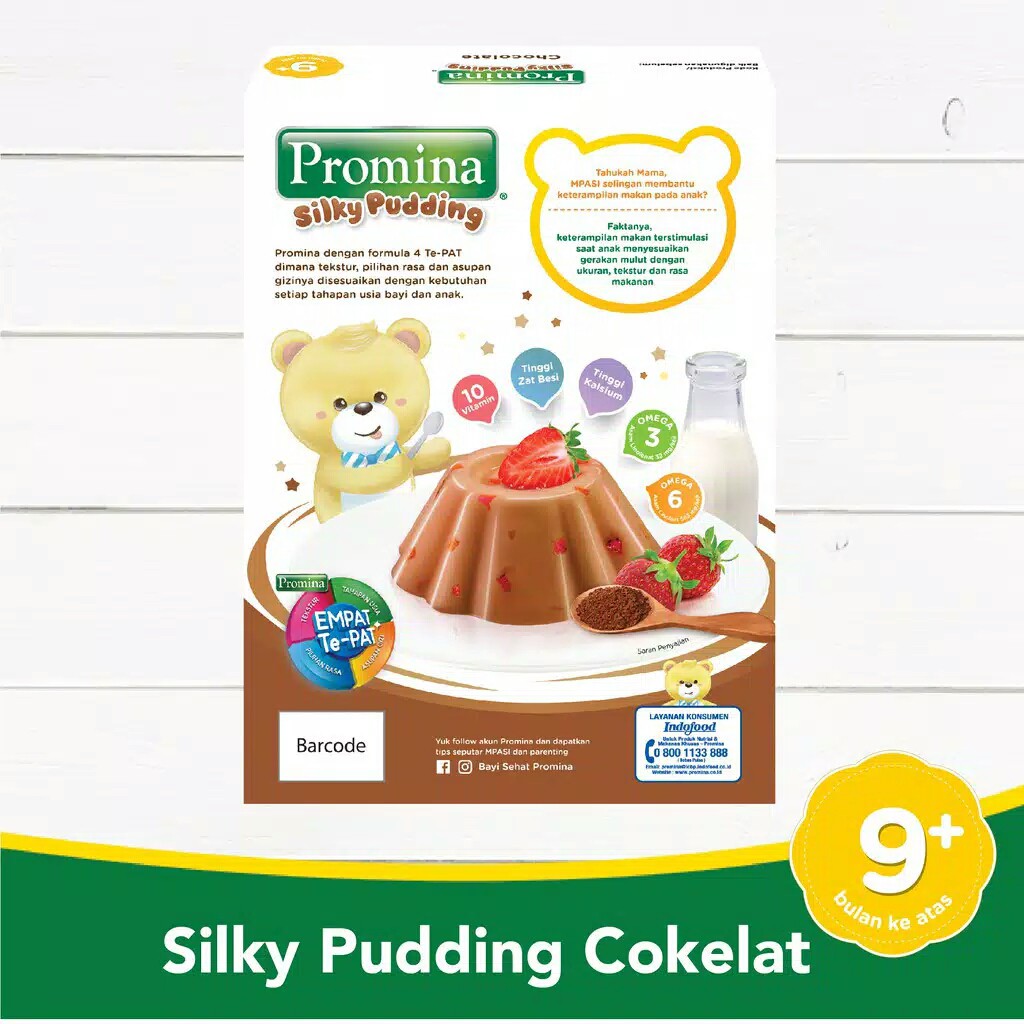 Promina Puding Strawberry / Cokelat 100 g x 1 Pcs