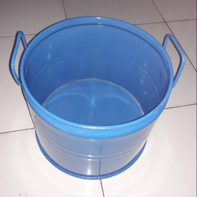 Jual Drum Tong Besi 15 Liter Pakai Tutup Tempat Bakar Sampah Shopee Indonesia 4937