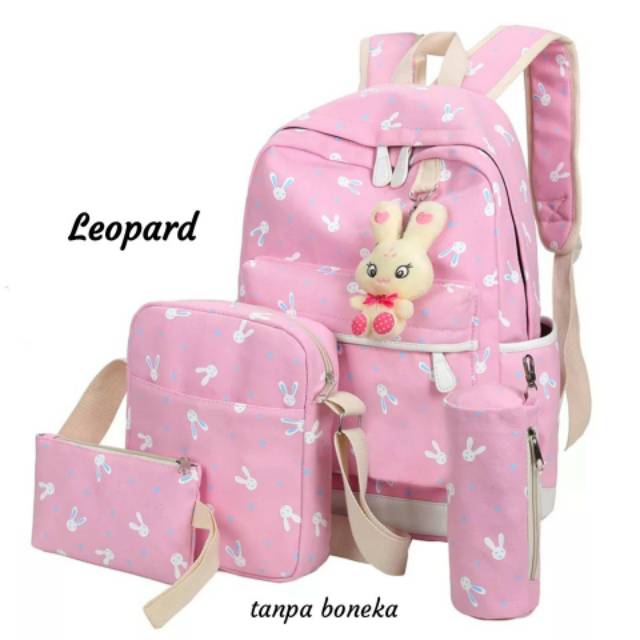 Mochillastore - Tas Ransel Anak Sekolah Playboy Tas Rabbit Tas Ransel Anak Laki-Laki  Perempuan Tas Karakter Termurah