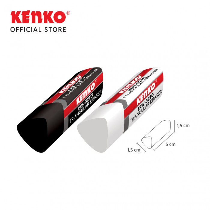 

KENKO ERASER ERB-32TG (TRIANGULAR) - 1 BOX