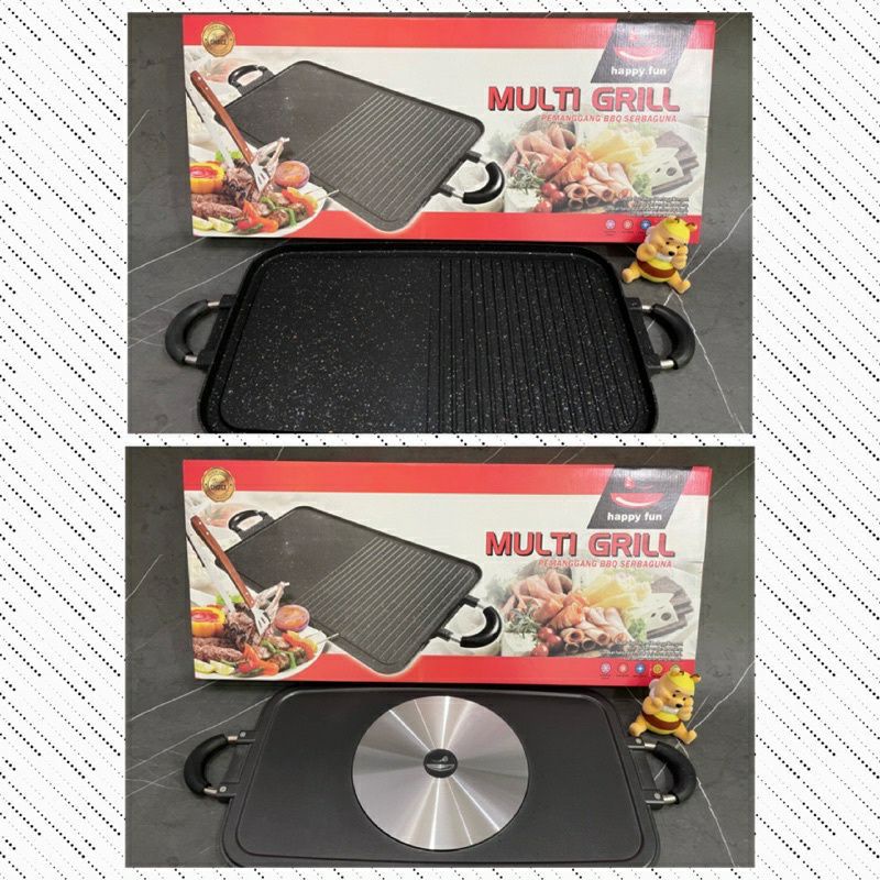 MULTY GRILL PAN / ALAT PEMANGGANG / PEMANGGANG BBQ / ANTI LENGKET