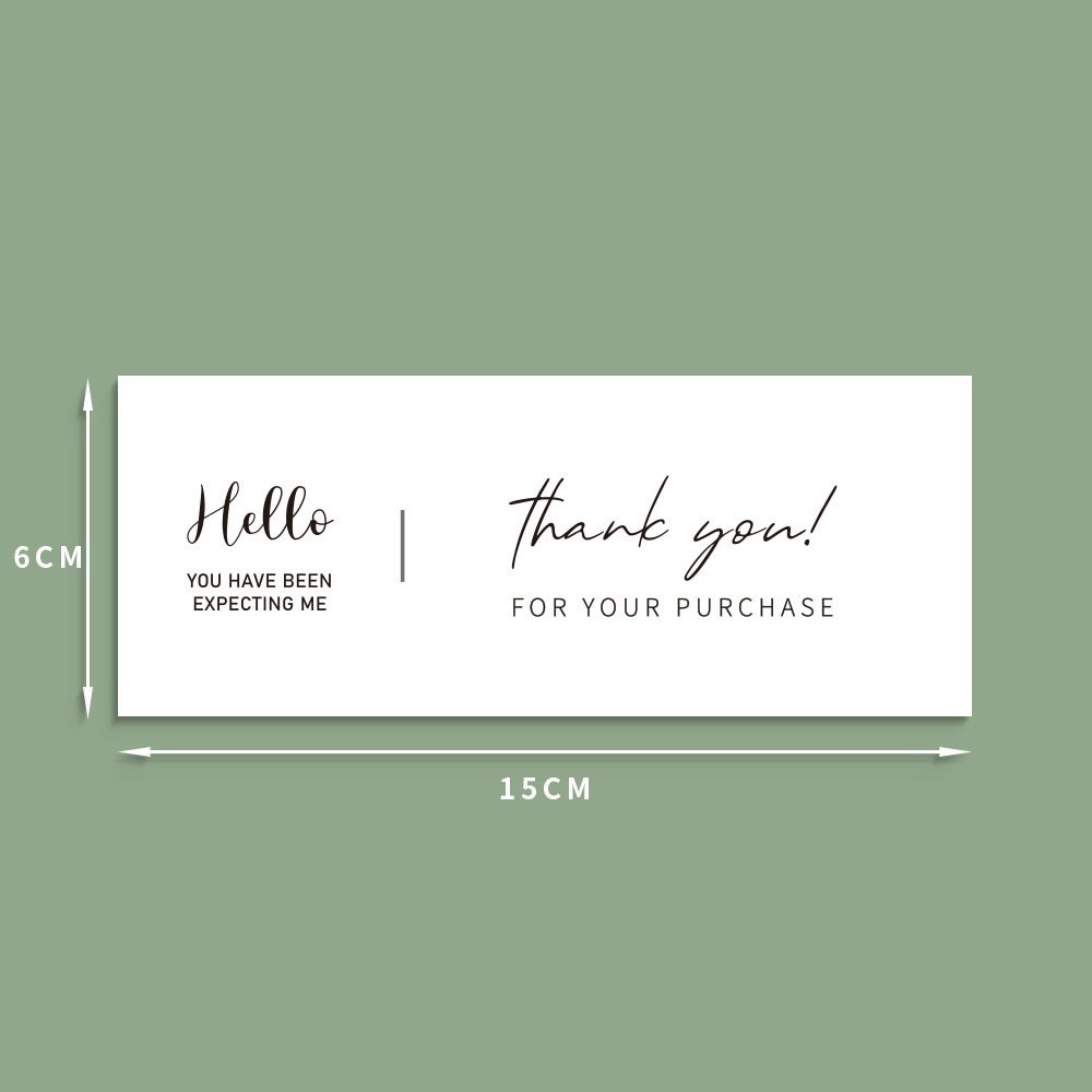 50pcs Thank You Decoration Stickers Seal Labels Small Business Commodity Packaging Sealing Stickers Personalized Package Label