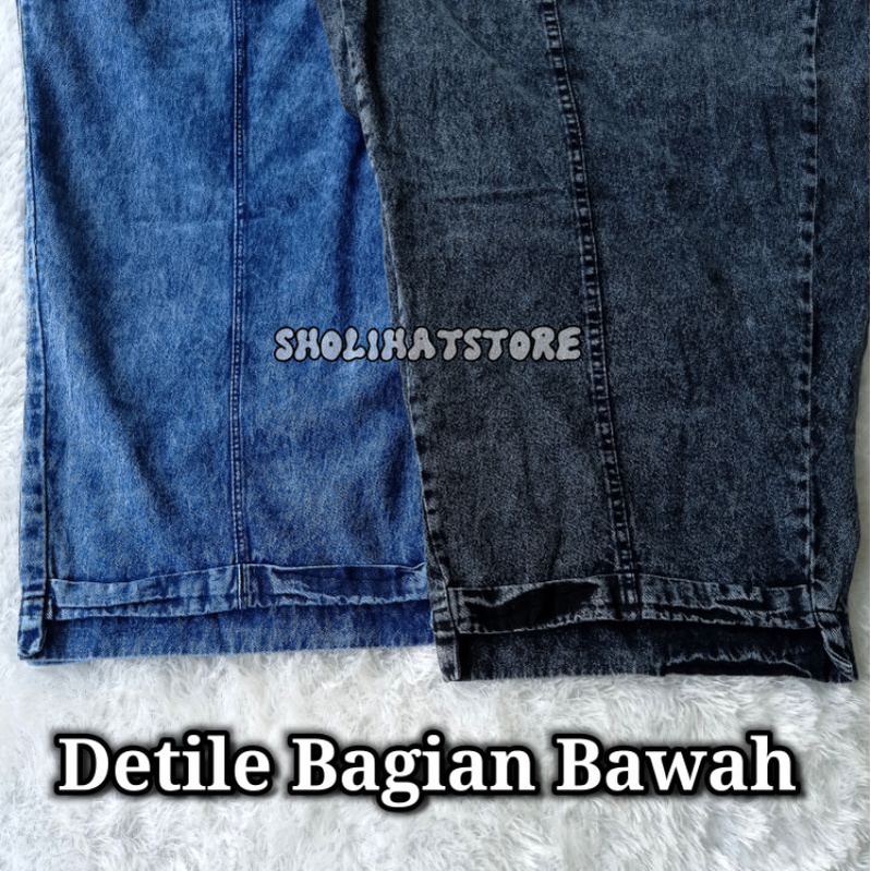 BIG SIZE BAGGY JEANS SANDWASH WANITA BB 100KG / CELANA BAGGY JEANS WANITA BIH SIZE / BAGGY JEANS WANITA SUPER JUMBO / CELANA JEANS WANITA PINGGANG KARET UKURAN JUMBO / BAGGY JEANS  JUMBO HIGH WAIST / BOYFRIEND JEANS WANITA JUMBO SIZE XXL XXXL 2L 3L 4L