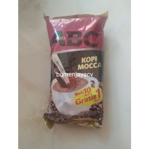 

Kopi ABC moka per pack isi 10 dijamin original pack atw renceng sesui stok