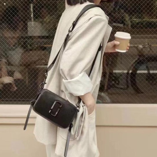 Tas Marc Jacobs The Snapshot DTM Camera Crossbody Bag Hitam Black Original Factory Outlet Asli Kado