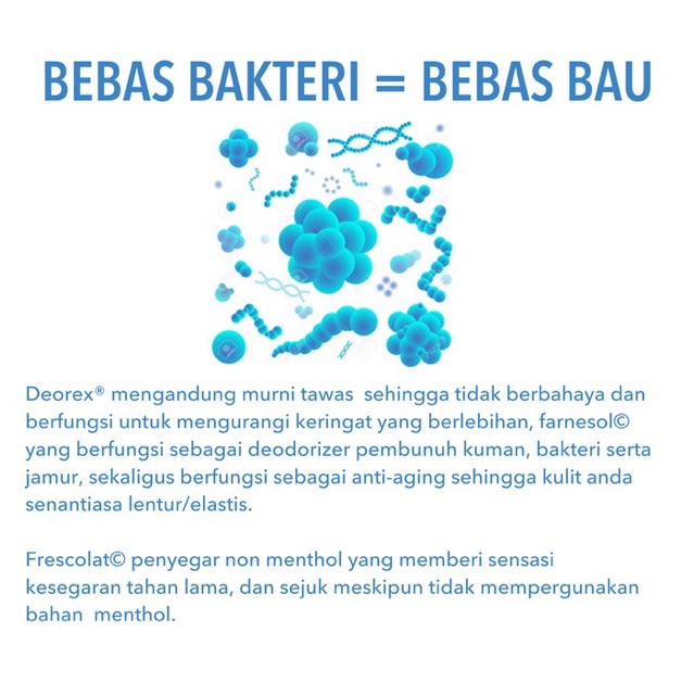 Deorex 60ml / Penghilang Bau Badan / Bau Kaki