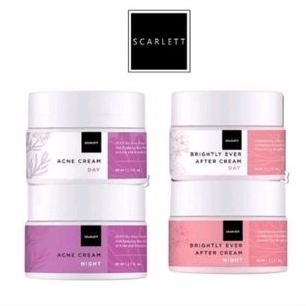 Scarlett after dy cream/ Scarlett after night cream/ Scarlett acne day cream/ Scarlett acne night cr