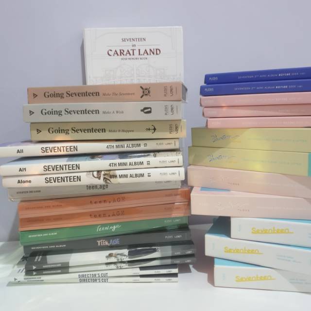 Seventeen Album Only Fullset Going Seventeen Boys Be Teen Age Love Letter Caratland Memory Book