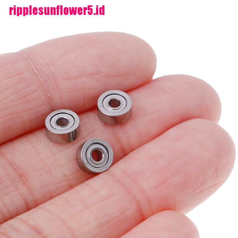 10pcs MR62ZZ Bola metal mini Presisi Ukuran 2X6 X 2.5mm