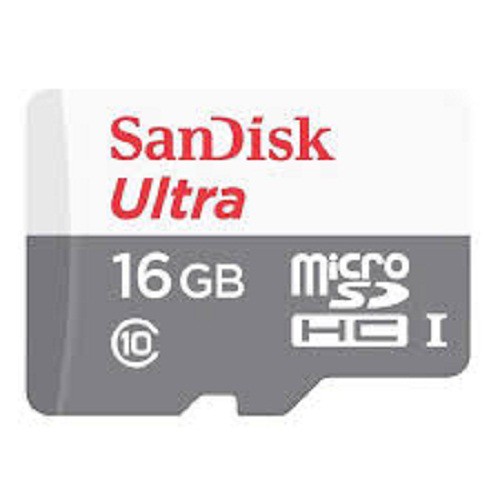 SanDisk Ultra Micro SD / MicroSD Card 16Gb 80MBps Class 10