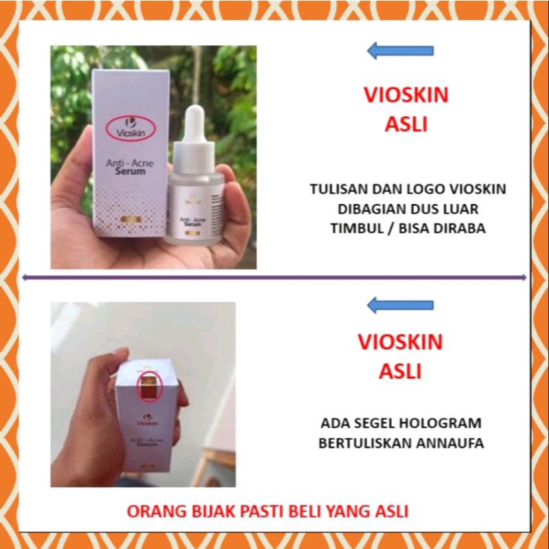 Vioskin Serum Obat Penghilang Jerawat Paling Ampuh Pria Wanita Dijamin Original BPOM Vioskin Anti Ac
