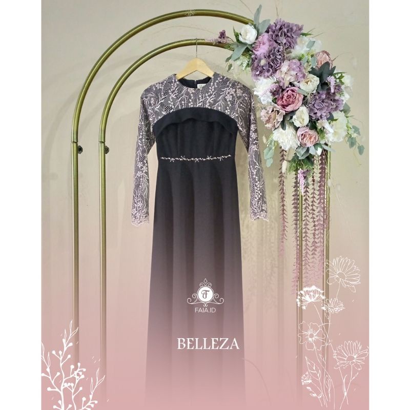 BELLEZA DRESS ( READY STOK ) GAUN PESTA MUSLIMAH - DRESS BRUKAT - DRESS MUSLIMAH - DRESS WISUDA - DRESS KONDANGAN - DRESS WUDHU FRENDLY - DRESS BUSUI FRENDLY - DRESS BUMIL FRENDLY - DRESS LAMARAN - DRESS PESTA - DRESS PREMIUM