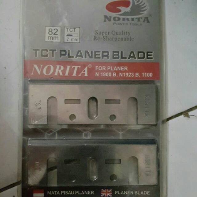 Planer blade norita tct mata pisau mesin serut makita ukuran 7 mm