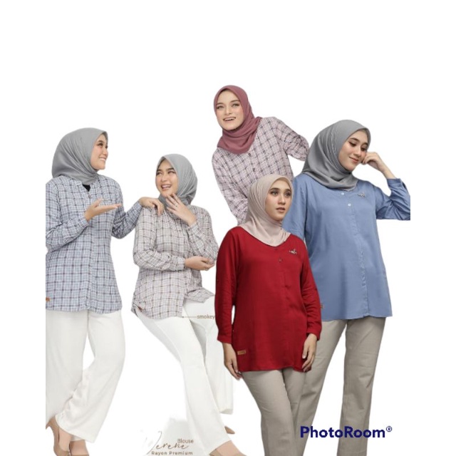 VERENE BLOUSE & VERENE TARTAN BY NADHEERA LUXURY