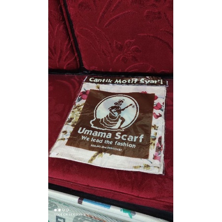 Hijab Segiempat Umama Scarf Cantik Motif Syar'i