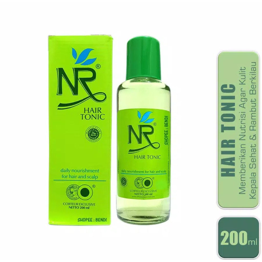 NR Hair Tonik / Tonic / Reactive Tonic 200ml / Rambut Rontok / Akar / Kuat / Mencegah Botak Tipis-HAIR TONIC