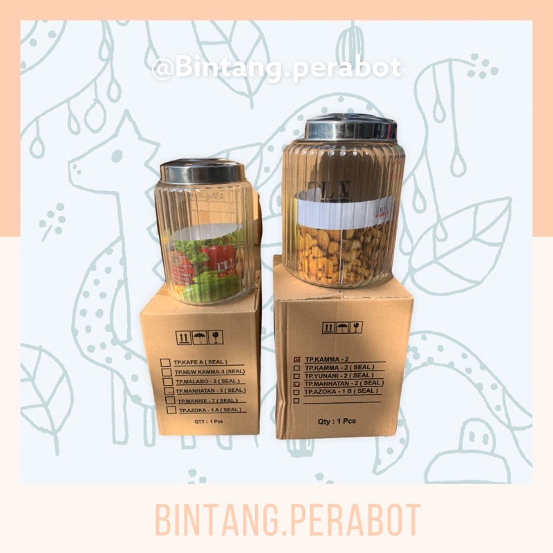 DLX - Toples Kaca / Toples Asinan / Toples Snack