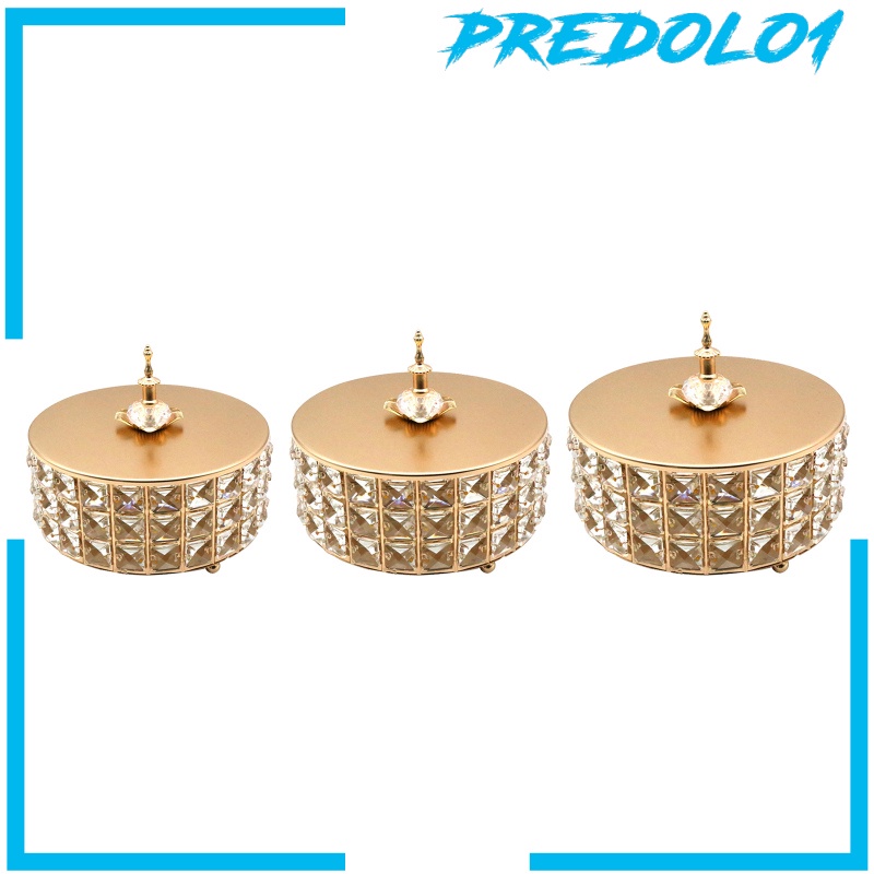 (Predolo1) Kotak Penyimpanan Permen / Perhiasan Bentuk Bulat