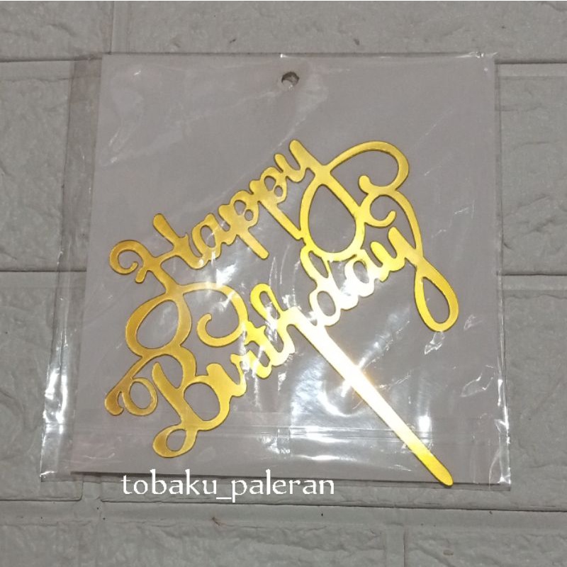 

topper HAPPY BIRTHDAY / topper akrilik