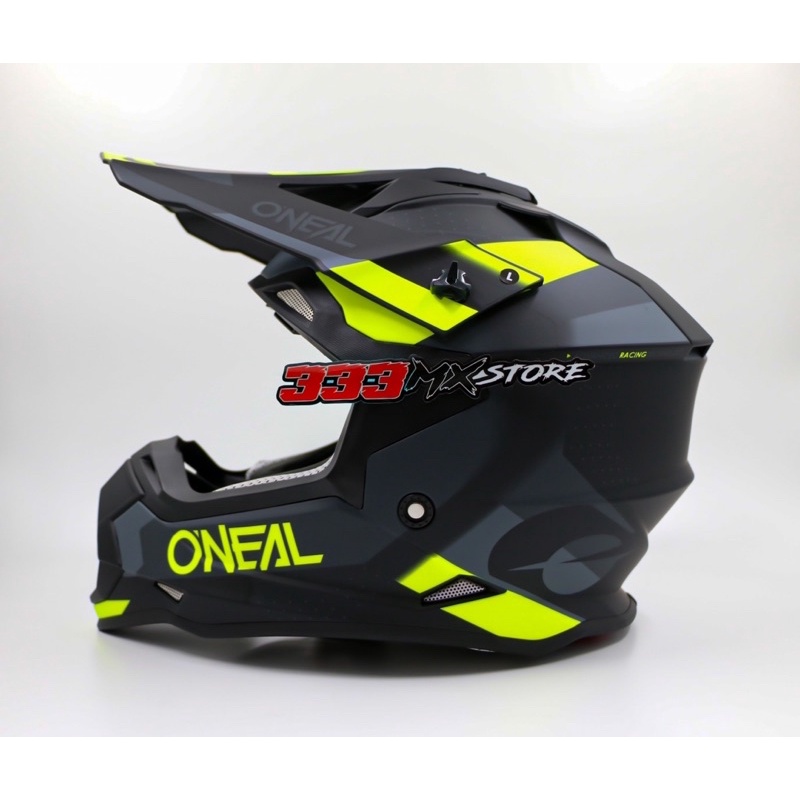 HELM ONEAL 2 SERIES 2023 GREY FLO HELM TRAIL ONEAL 2 SERIES GREY NEON
