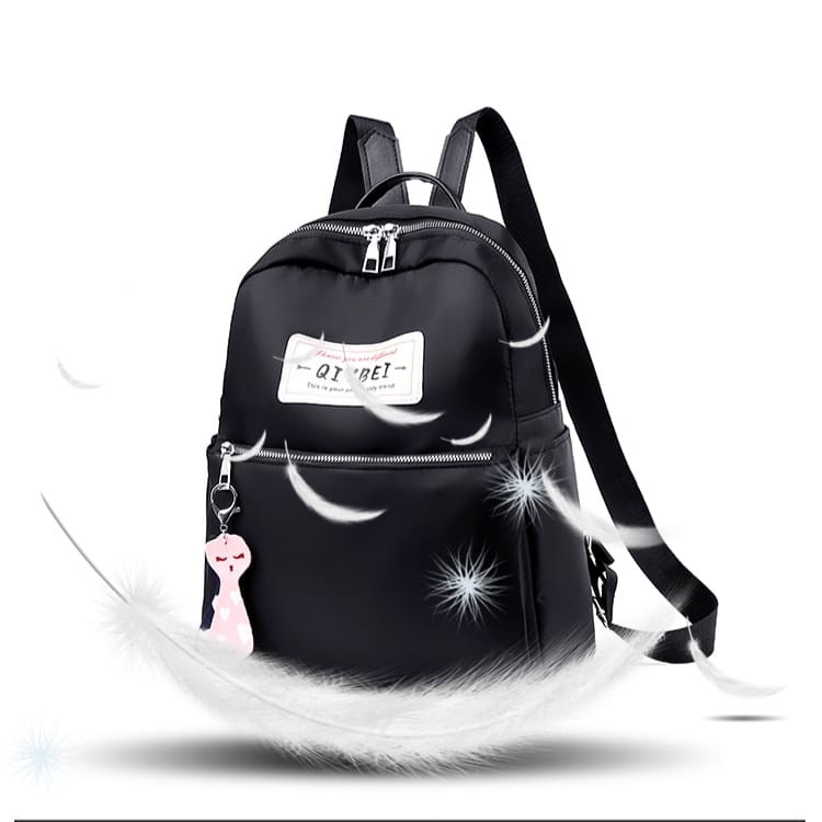 TAS RANSEL WANITA ANTI AIR HITAM TA284B5 AUGUSTA KULIAH BACKPACK IMPORT BATAM SEKOLAH KOREA TERMURAH