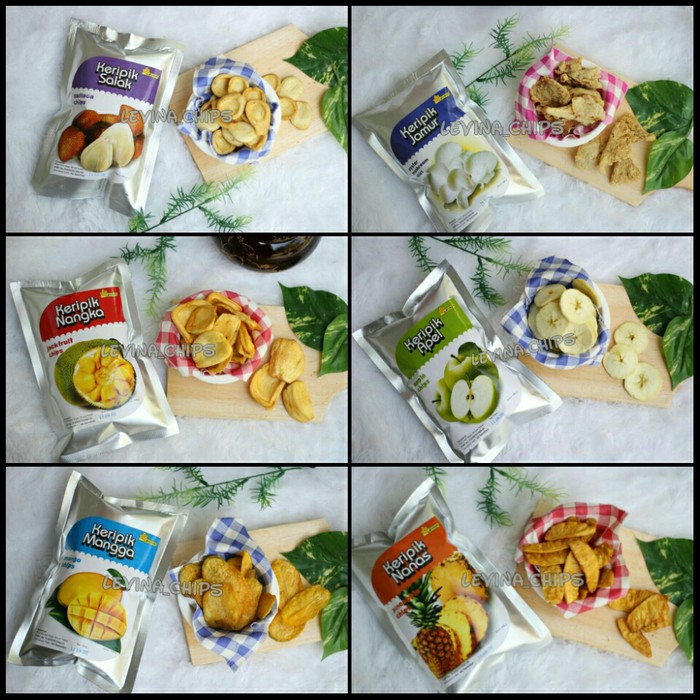 

Keripik kripik buah levina paket hemat isi 6 ~ kp1596