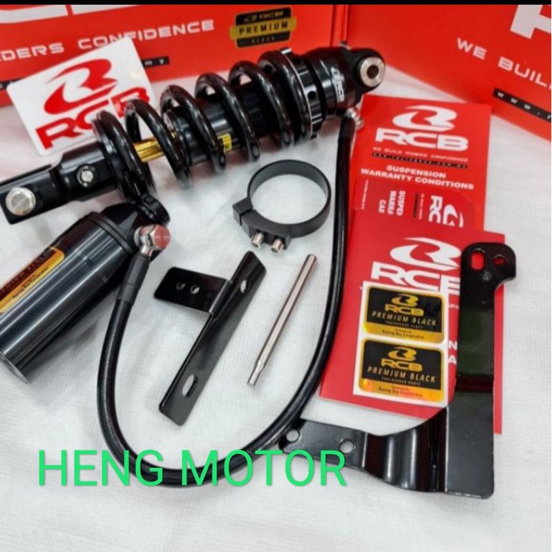 MONOSHOCK RCB DB - 3 LINE 265MM YAMAHA XSR/ VIXION NEW / MT 25/ R15 V2 DAN V 3 - BLACK SERIES