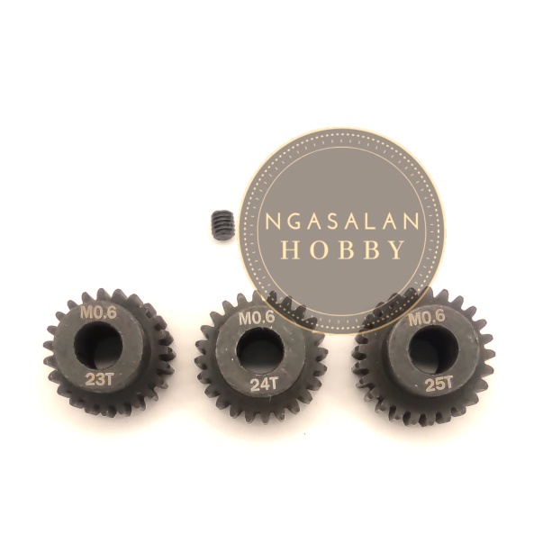 SURPASS HOBBY M0.6 5mm shaft metal pinion gear