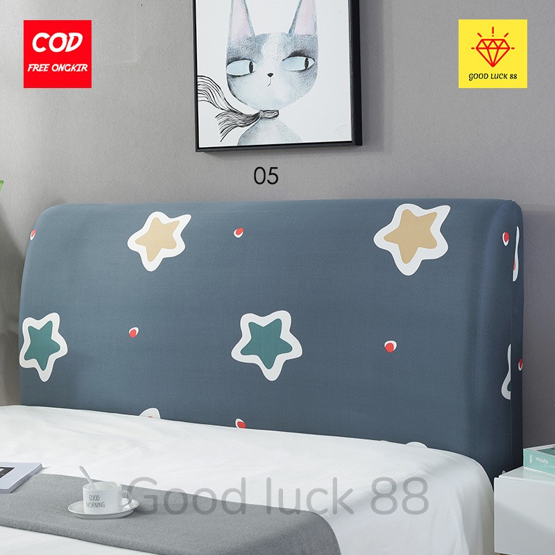 Sarung Sandaran Tempat Tidur Headboard Springbed Ukuran 120 x200 dan 200x200