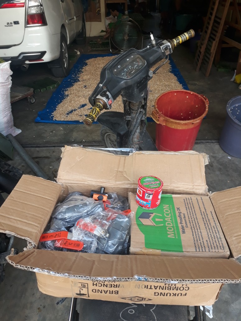 Stop Kran Ball Valve Pvc Gagang Besi