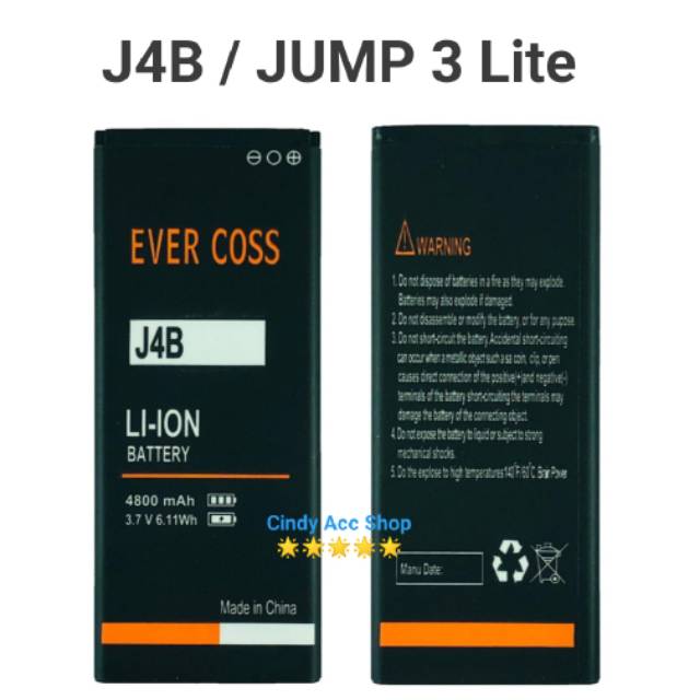 Baterai Evercoss J4B Jump T3 Lite Batre